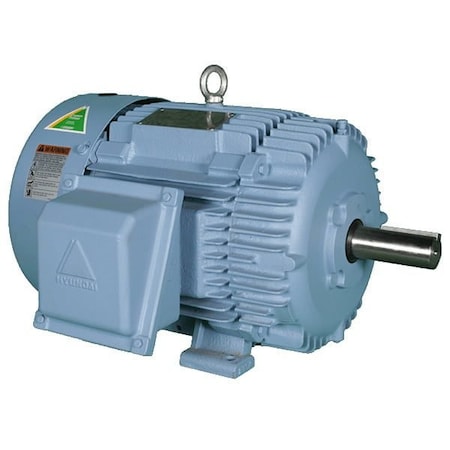 Worldwide Electric Hyundai PEM Motor HHI10-18-575-215T, TEFC, Rigid, 3 PH, 215T, 575V, 10 HP, 1800 RPM, 10.2 FLA HHI10-18-575-215T